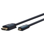 HDMI/HDMI-micro-välijohto 5m HighSpeed w/ Eth Clicktronic Cas