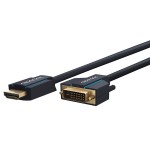 HDMI/DVI-välijohto 1m Clicktronic Casual