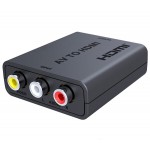 AV -> HDMI konvertteri komposiitti video + audio ->HDMI