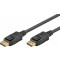 DisplayPort-uros/DisplayPort-uro s välij 1,4 8K musta 2m bulk