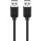 USB-A-uros/USB-A-uros välijohto 3,0m 2.0 bulk TK1030