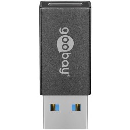 USB-C-naar/USB-A-uros USB3.0 SuperSpeed musta