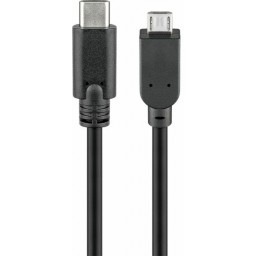USB-välij 2.0 0,2m C-uros/B-Micr o-uros IP TK70AD