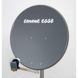 SAT-antenni offset 100cm teräs 40,3dB, harmaa