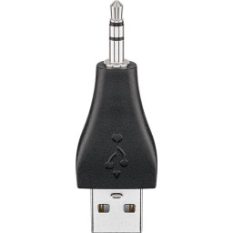 Adapteri USB-A-uros/3,5 st uros iPod shuttle lataus adapteri