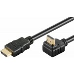 HDMI-uroskulma 90°/HDMI-uros väl ijohto musta 3m bulk VR10930