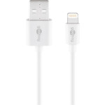 USB-C-uros/USB-A-uros lataus/dat a 1 m, valkoinen  bulk