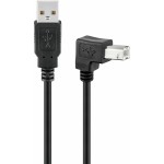 USB-A-uros/USB-B-uros 90° välijo hto 2m 2.0 musta bulk