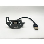 KDC USB2.0 A-naaras/A-uros 20 cm kaapelilla
