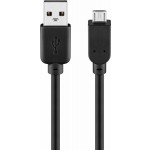 USB-A-uros/USB-B-micro-uros väli johto 0,6m 2.0 musta bulk TK0506