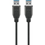 USB-A-uros/USB-A-uros 1,8m välij ohto USB3.0 bulk TK36