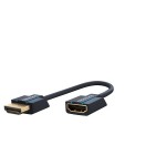 HDMI-adapteri 0,1m Flex ahtaisiin paikkoihin Clicktronic