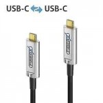 USB-C-välijoh akt 10m 3.2 AOC kuitu