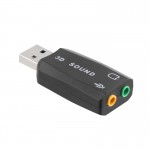 USB-adapteri 5.1 2x 3,5mm st runkoa