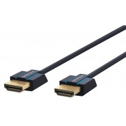 HDMI-välijohto 1,0m 4K60 ohut ja pieni pistoke Clicktroni