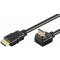 HDMI/HDMI-välijohto (kulma) 2m HighSpeed w/ Eth IP VR109