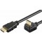 HDMI-uroskulma 270°/HDMI-uros vä lijohto musta VR109x 1m bulk