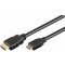 HDMI-uros/HDMI-uros mini© välijo hto musta 1m bulk VR10810