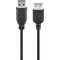 USB-A-uros/USB-A-naaras 1,8m väl ijohto USB3.0 bulk TK39