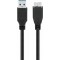 USB-välij A-uros/B-micro 1,8m US B 3.0