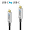 USB-C-välijoh akt 20m 3.2 AOC kuitu